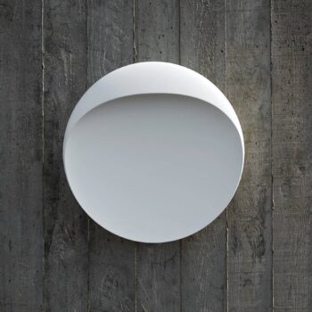 LED nástenné svietidlo Louis Poulsen Flindt, biele, 3 000 K, Ø 30 cm