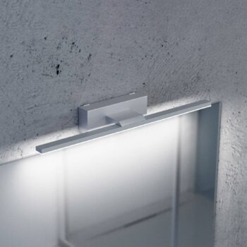 LED nástenné svietidlo Miroir 40 cm hliník 3000K