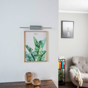 LED nástenné svietidlo Miroir 40 cm hliník 4000K