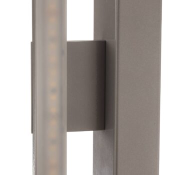 LED nástenné svietidlo Miroir 40 cm hliník 4000K