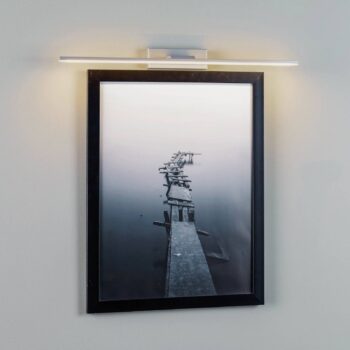 LED nástenné svietidlo Miroir 60 cm hliník 3000K