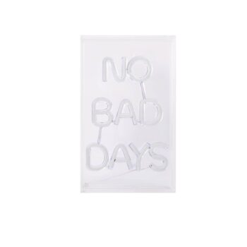 LED nástenné svietidlo No Bad Days, číre, 30x18 cm plastové USB RGB