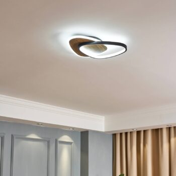 LED nástenné svietidlo Ovest, svetlé drevo, dĺžka 45 cm, drevo, CCT