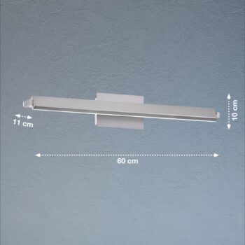 LED nástenné svietidlo Pare TW, stmievač, 3 farby svetla 60cm