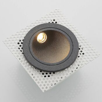 LED nástenné svietidlo Pordis, IP65, okrúhle
