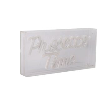 LED nástenné svietidlo Prosecco Time číre 30x15 cm plastové USB RGB