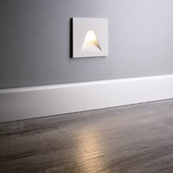 LED nástenné svietidlo SET Alwaid, biele 8 x 8 cm uhol 2 700 K