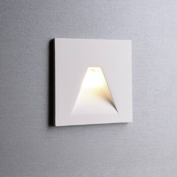 LED nástenné svietidlo SET Alwaid, biele 8 x 8 cm uhol 2 700 K
