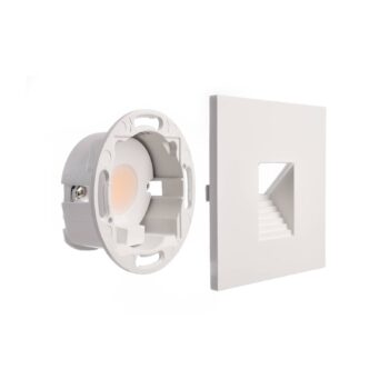 LED nástenné svietidlo SET Alwaid, biele 8 x 8 cm, úroveň 2 700 K
