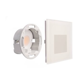 LED nástenné svietidlo SET Alwaid, matné sklo, 8 x 8 cm, 2 700 K