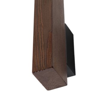 LED nástenné svietidlo Teo, orech, 31 cm, 3000 K