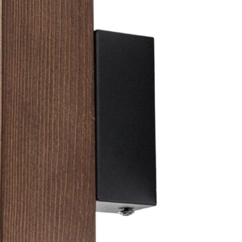 LED nástenné svietidlo Teo, orech, 31 cm, 3000 K