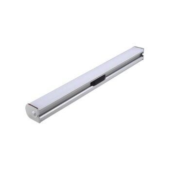 LED nástenné svietidlo do kúpeľne Lind IP44 4 000 K chróm/biela