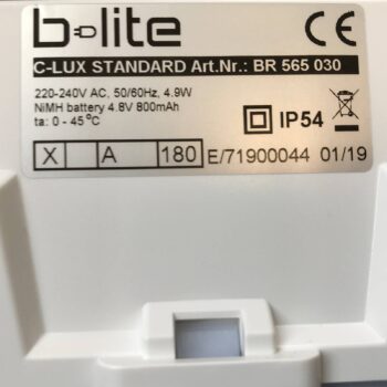 LED núdzové svetlo C-Lux Standard, centrálne napájanie
