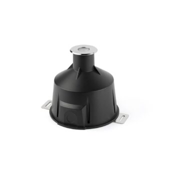 LED osvetlenie bazénu Nok, niklová farba, nerezová oceľ, Ø 6,8 cm, IP68