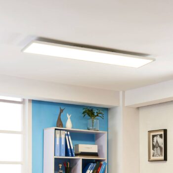 LED panel Arcchio Arthur, 120 x 30 cm, strieborný, 4000 K