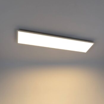 LED panel Lindby Luay, 120 x 30 cm, biely, 3000-6000K