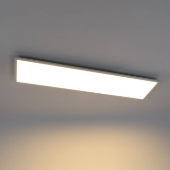 LED panel Lindby Luay, 120 x 30 cm, biely, 3000-6000K