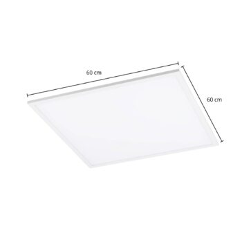 LED panel Lindby Luay, 60 x 60 cm, biely, 3000-6000K