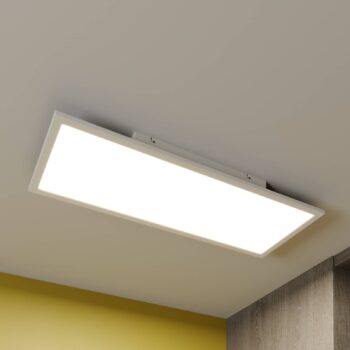 LED panel Lindby Luay, 80 x 30 cm, biely, 3000-6000K
