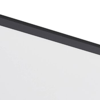 LED panel Lindby Nelios, 62 x 62 cm, CCT, čierny, kov