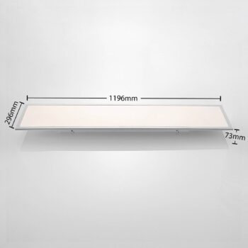 LED panel Lindby Stenley, CCT, 120 cm x 30 cm, stmievateľný