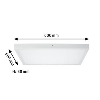 LED panel Lunar 60 x 60 cm 27,4 W 3 000 K