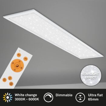 LED panel Pallas, biela, stmievateľný 119,5x29,5cm