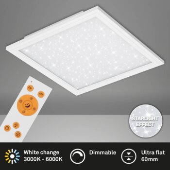 LED panel Pallas, biely, stmievateľný, CCT, 59,6x59,6cm