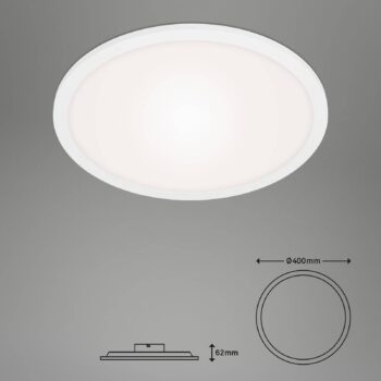 LED panel Piatto CCT diaľkové okrúhly biely