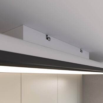 LED panel Piatto CCT ovládanie 100x25 cm čierna