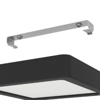 LED panel na povrchovú montáž Fueva 5 IP20 830 čierny 16x16cm