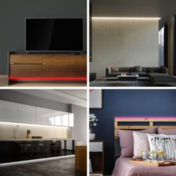 LED pás 2024-300 RGB vnútri 10m diaľkový ovládač