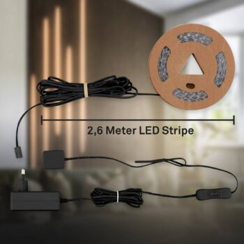 LED pásik Pimp your panel, štartovacia sada, dĺžka 2,6 m