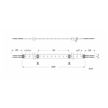 LED pásik Radium Essence 1000, 5 m, 40 W, 2 700 K
