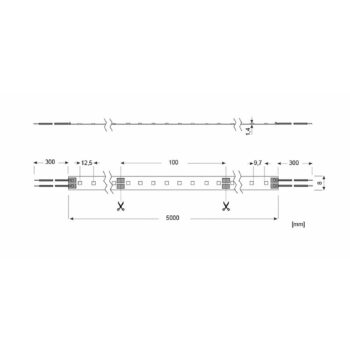LED pásik Radium Essence 500, 5 m, 18 W, 4 000 K