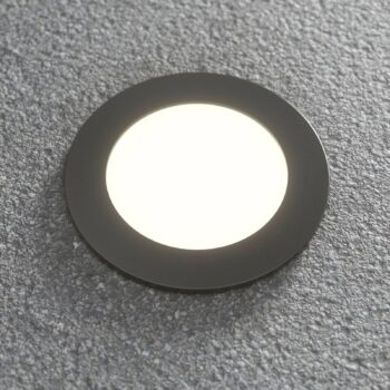 LED podlahový reflektor Ceci 120 čierne CCT