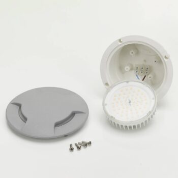 LED podlahový reflektor Ceci, 160–3L sivá CCT