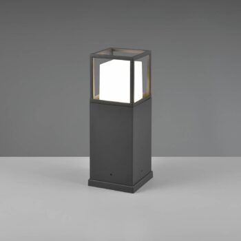LED podstavcové svietidlo Witham, výška 40 cm, antracitová, CCT, IP54