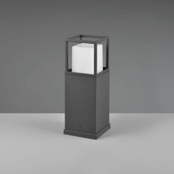 LED podstavcové svietidlo Witham, výška 40 cm, antracitová, CCT, IP54