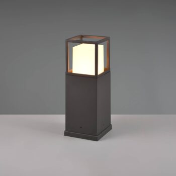 LED podstavcové svietidlo Witham, výška 40 cm, antracitová, CCT, IP54