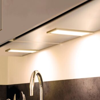 LED podsvietenie Sky stmievač 2 ks 3000K nerezová oceľ