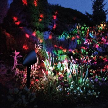 LED projektor Disco pre osvetlenie fasády