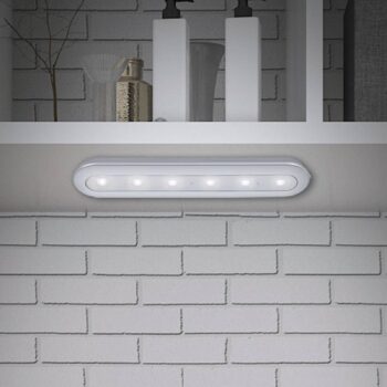 LED push light Row napájanie batériou 6 500K 30 cm