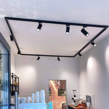 LED reflektor Lucea 3-okruhový 10W čierny