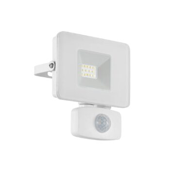 LED reflektor vonkajší Faedo 3, snímač, biely, 10W