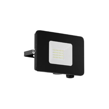 LED reflektor vonkajší Faedo 3 v čiernej, 20W