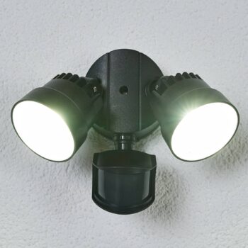 LED reflektor vonkajší Shrimp so snímačom z plastu