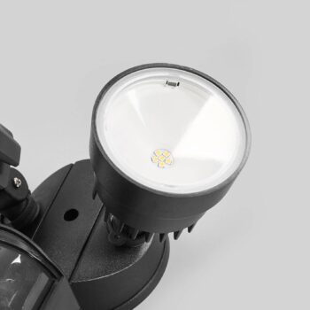 LED reflektor vonkajší Shrimp so snímačom z plastu