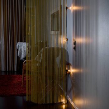 LED reťaz vzhľad žiarovkového vlákna jantár 5-pl.